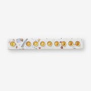 Israeli Seashell Chanukah Menorah (White) | Made by Dalia