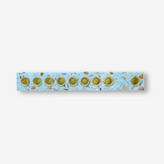 Israeli Seashell Chanukah Menorah (Blue) | Made by Dalia