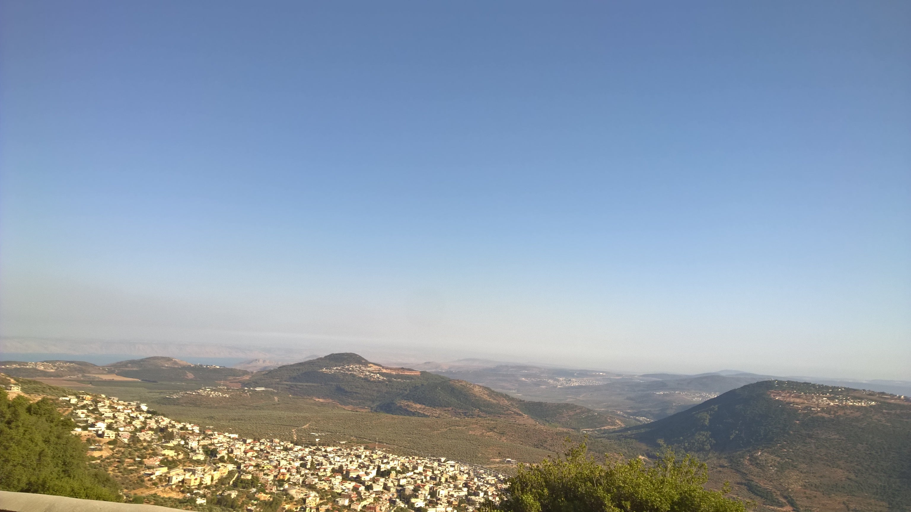 Hills and communities of the Upper Galilee in Northern Israel