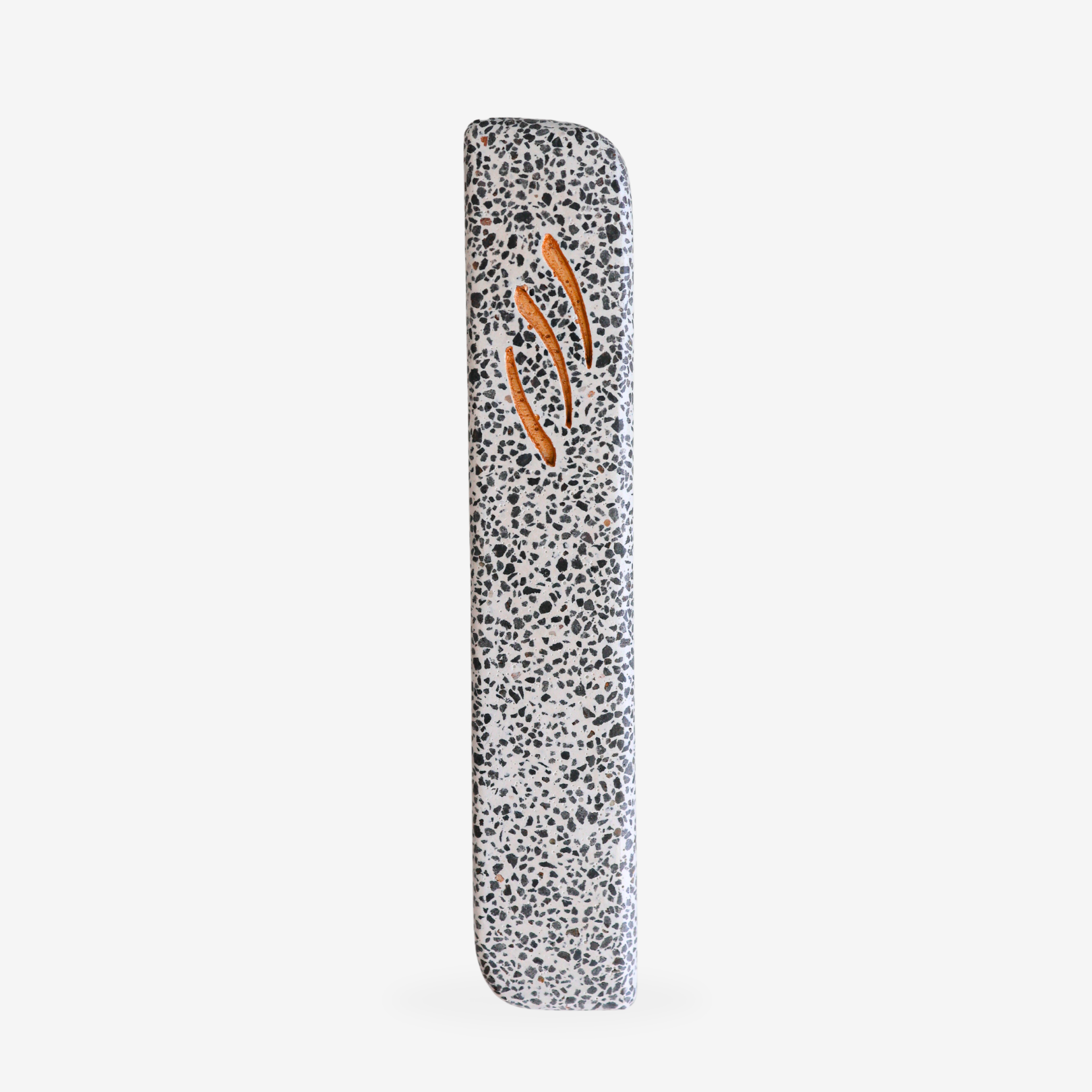 Golan Heights Basalt Large Mezuzah | Berko Design Studio