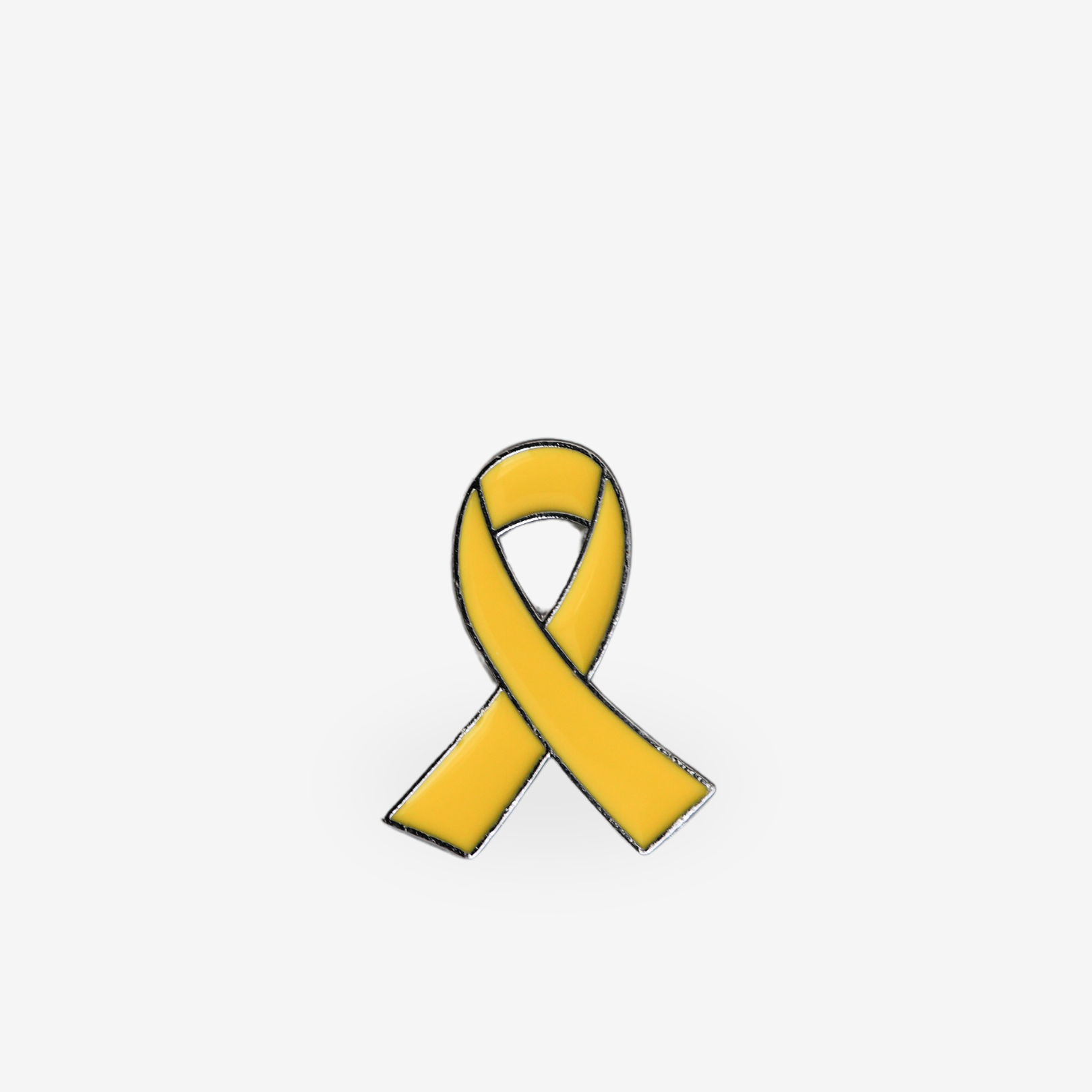 Israel Hostages Solidarity Enamel Yellow Ribbon Pin