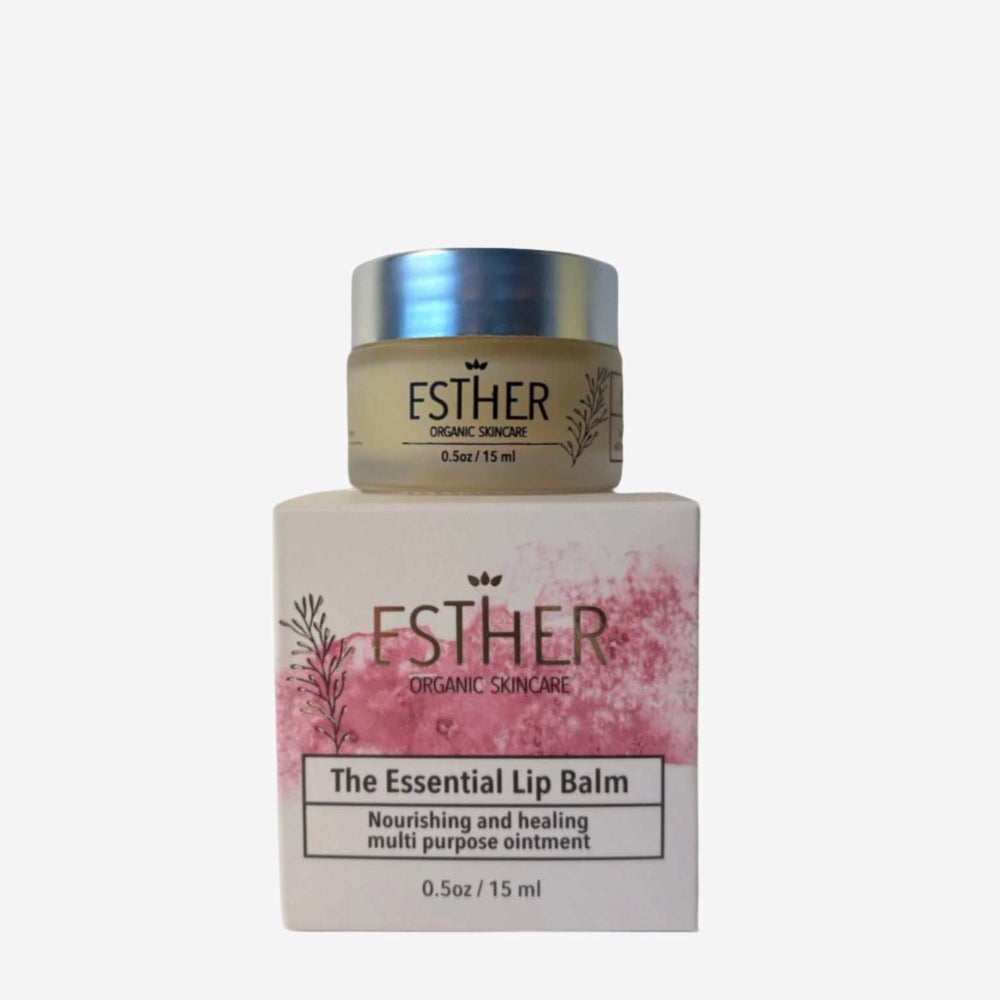 Honey and beeswax lip balm by ESTHER for overnight repair and deep hydration