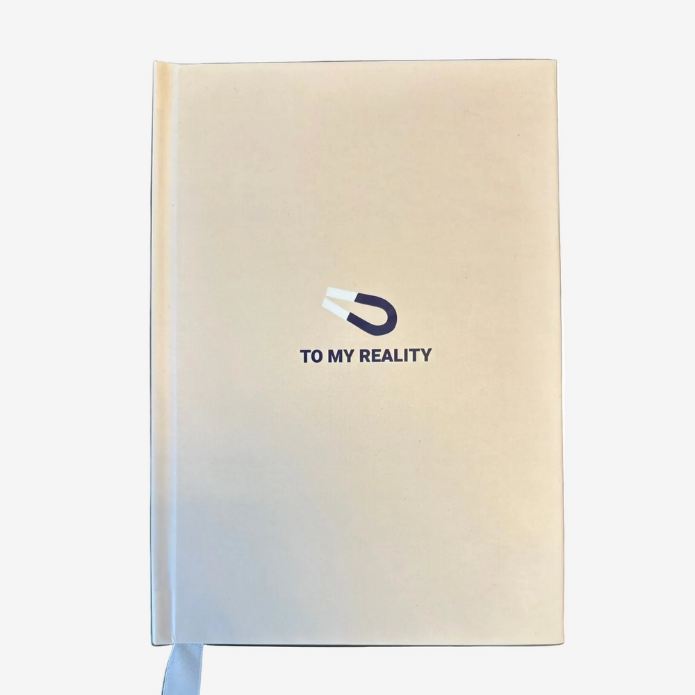 Magnet to My Reality Journal by Einav Amster with magnetic closure and daily growth prompts