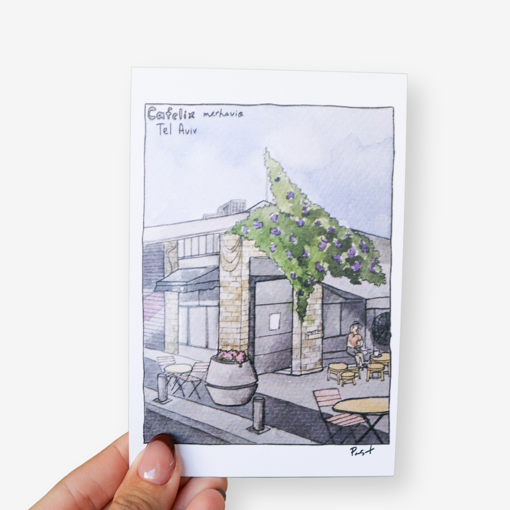 Post Card of Cafelix Tel Aviv