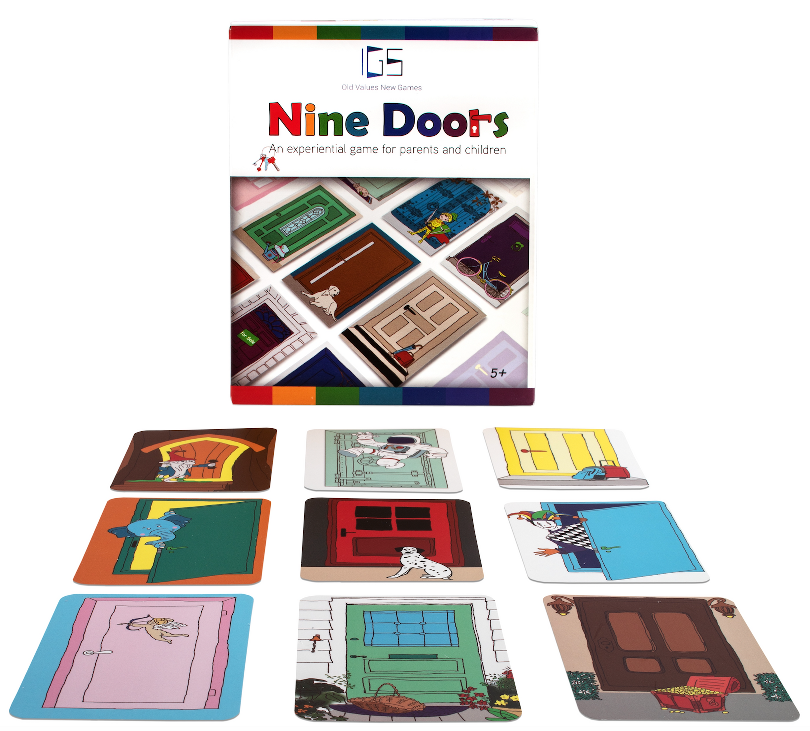 Nine Doors family card game by IGS Studio fostering parent-child communication and emotional connection