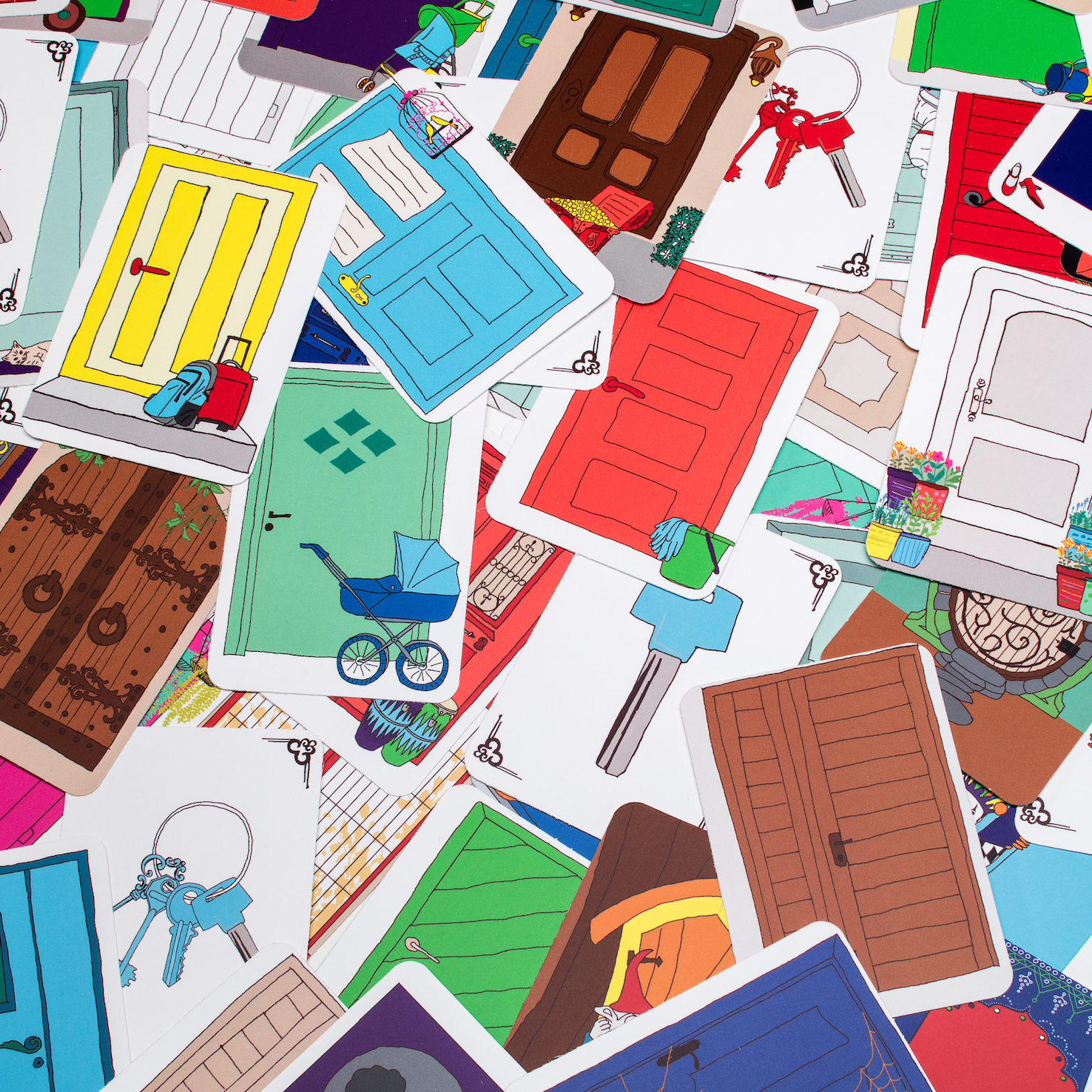 Nine Doors card game by IGS Studio fostering parent-child connections through meaningful dialogue and gameplay.