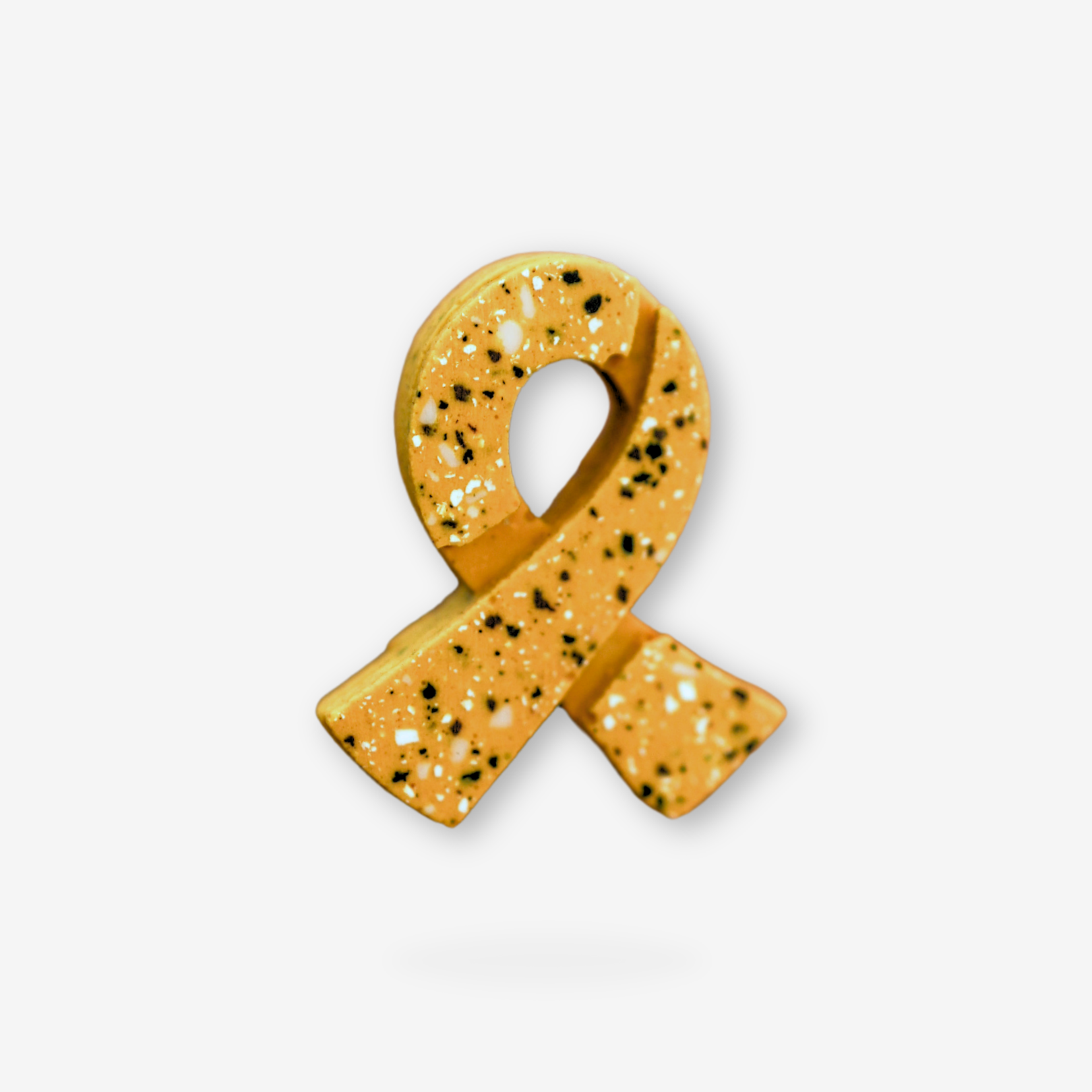 Terrazzo Yellow Ribbon Hostage Pin