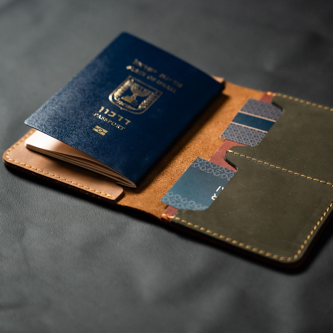 Handmade Leather Passport Cover | Mor Sinai